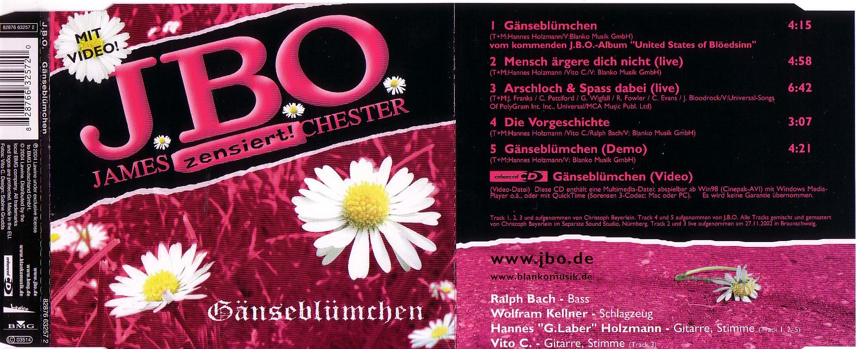 J.B.O.-Gaensebluemchen-CDM-DE-2004 J.B.O.-Gaensebluemchen-CDM-DE-2004
