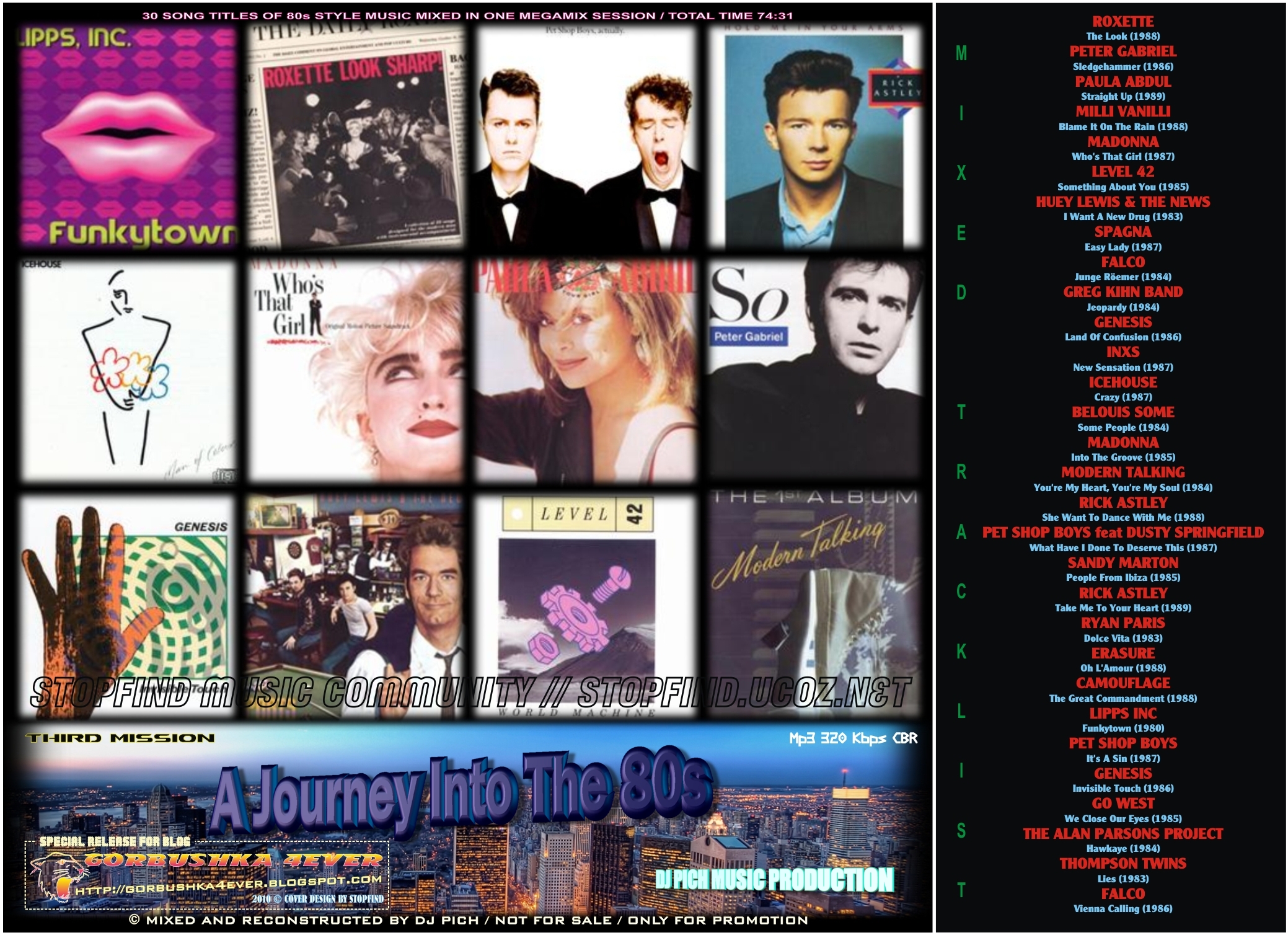 A Journey Into The 80's Mix 03 A Journey Into The 80's Mix 03