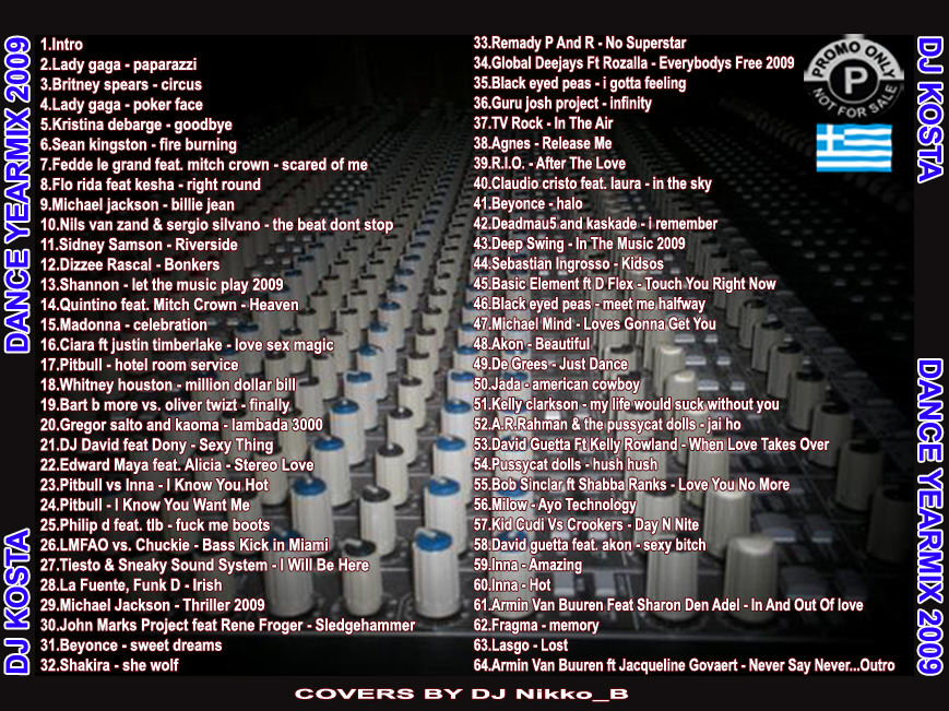 DJ Kosta - Dance Yearmix 2009 DJ Kosta - Dance Yearmix 2009