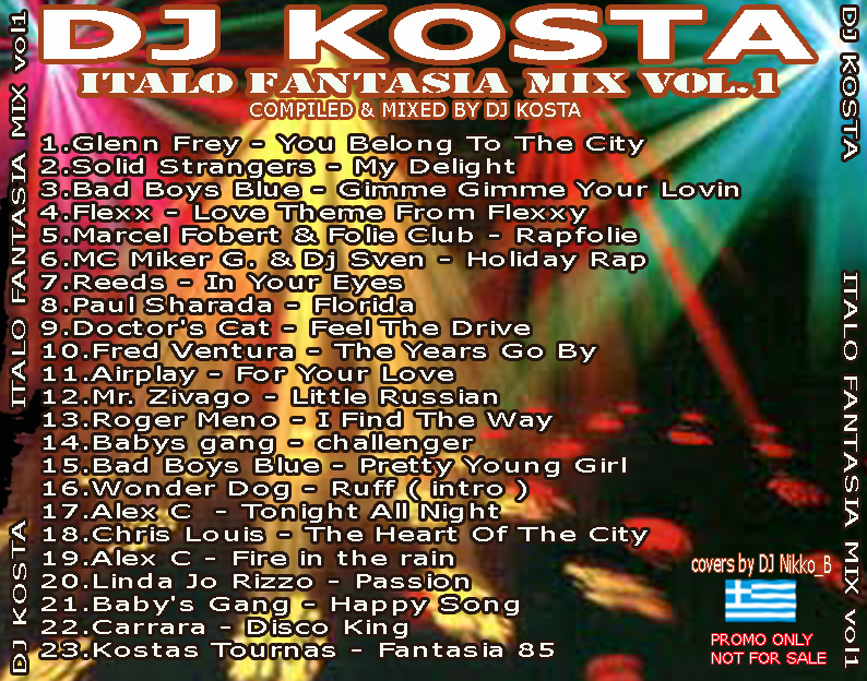 Dj Kosta - Italo Fantasia Mix Vol. 01 Dj Kosta - Italo Fantasia Mix Vol. 01