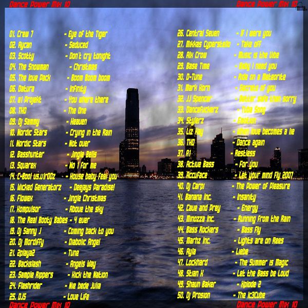 DJ Bossi - Dance Power Mix 10 DJ Bossi - Dance Power Mix 10