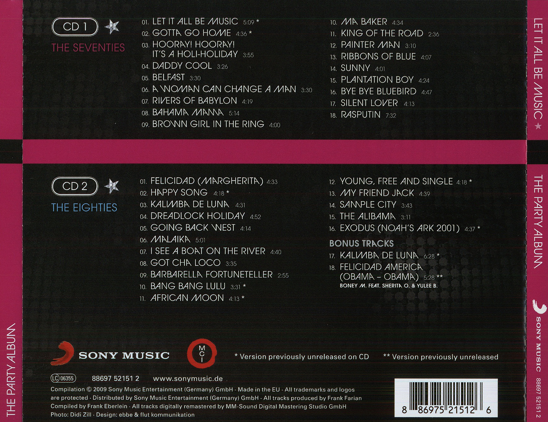 Boney M – Let It All Be Music – The Party Album Boney M – Let It All Be Music – The Party Album